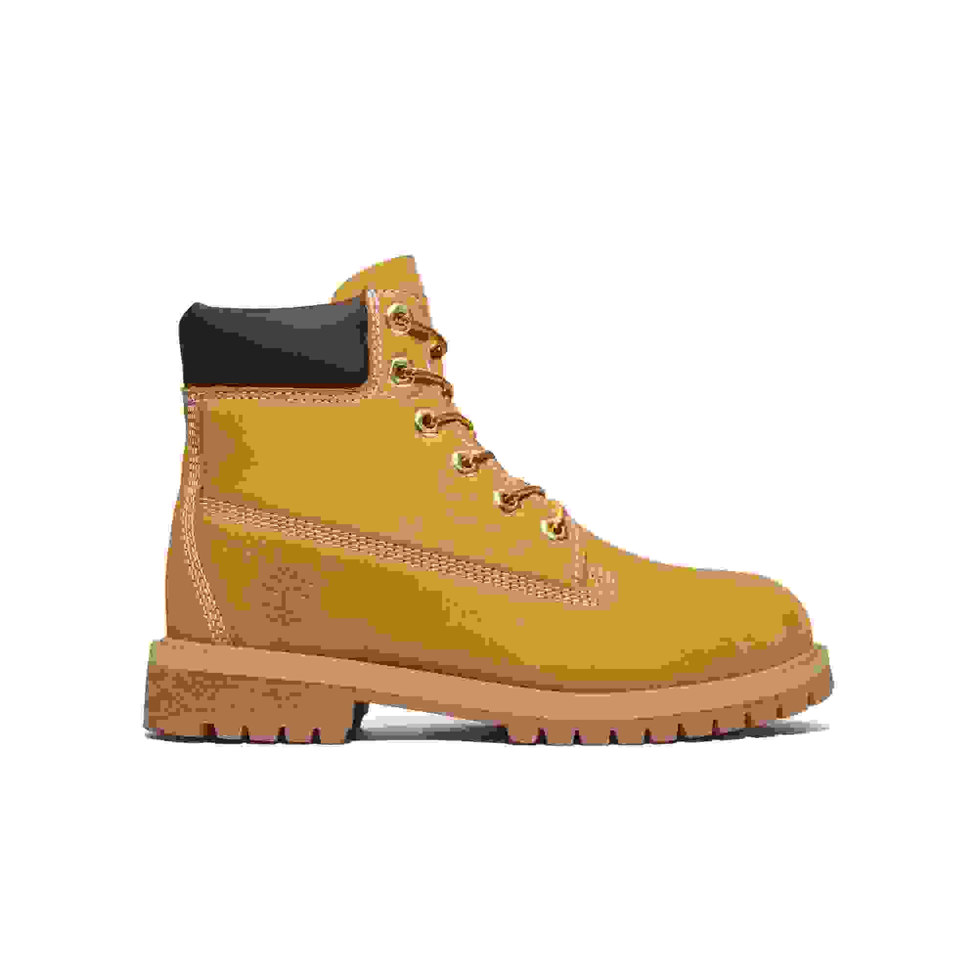 Timberland 6-Inch Premium Grade School Kids' "Wheat Nubuck" Boot